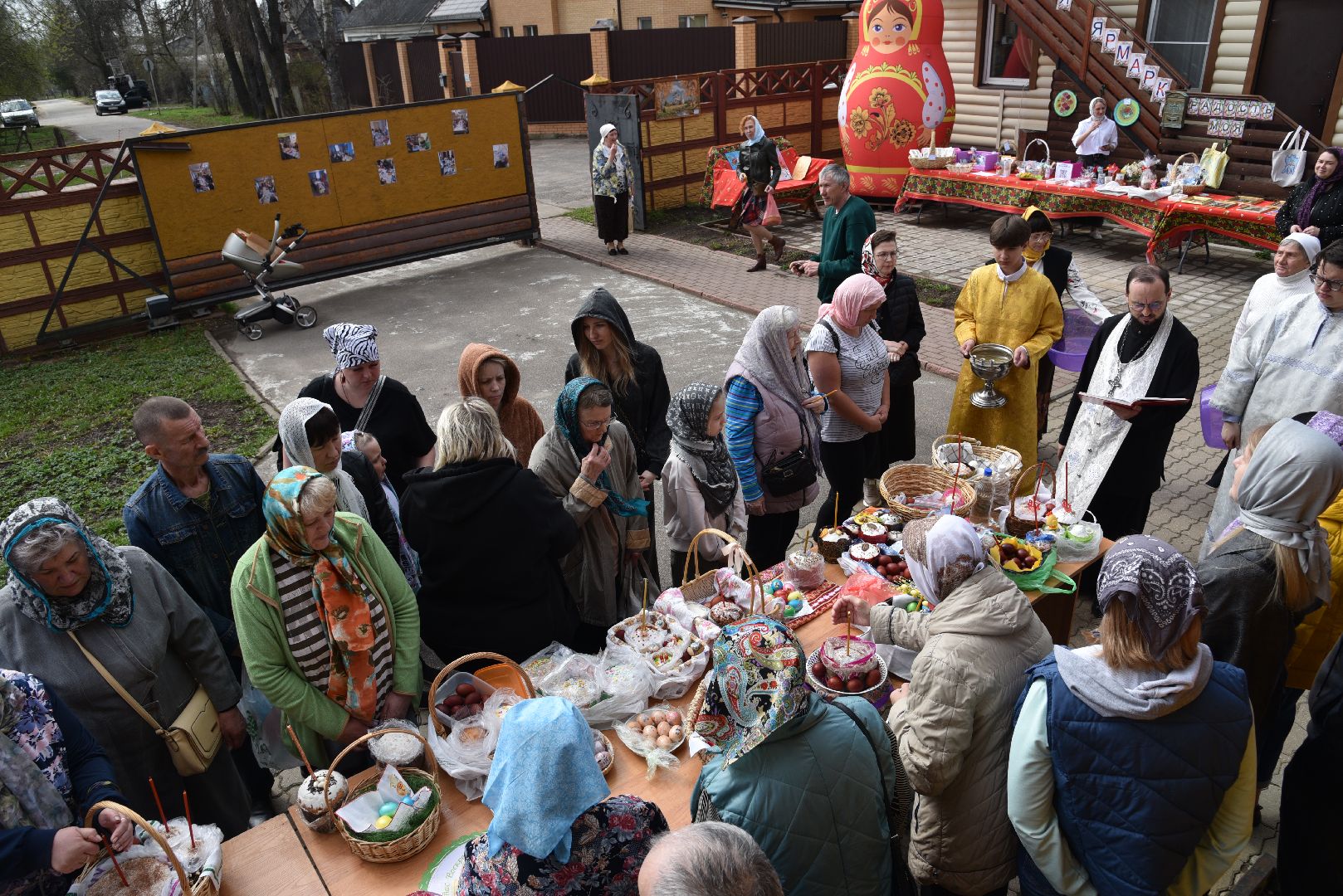 лотошино, храм серафима саровского, пасха, церковь,