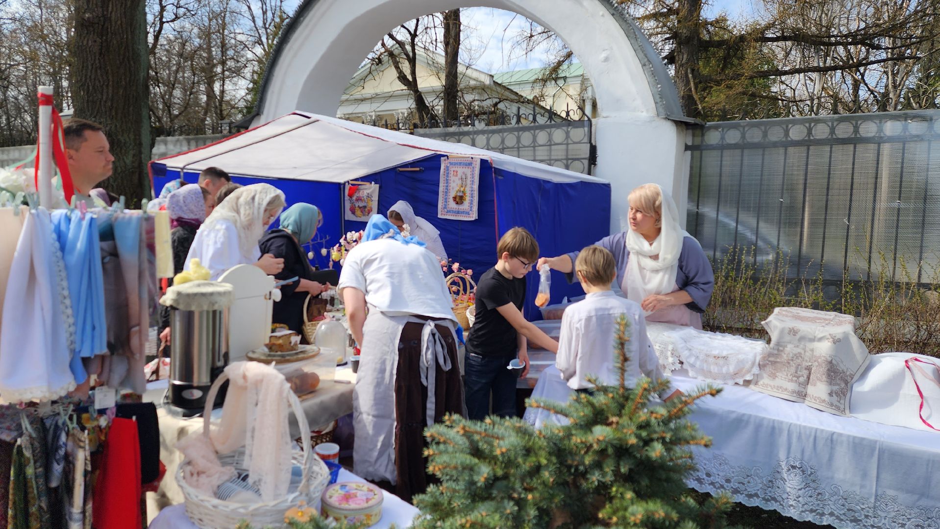 пасхальная неделя, освящение куличей, истра,