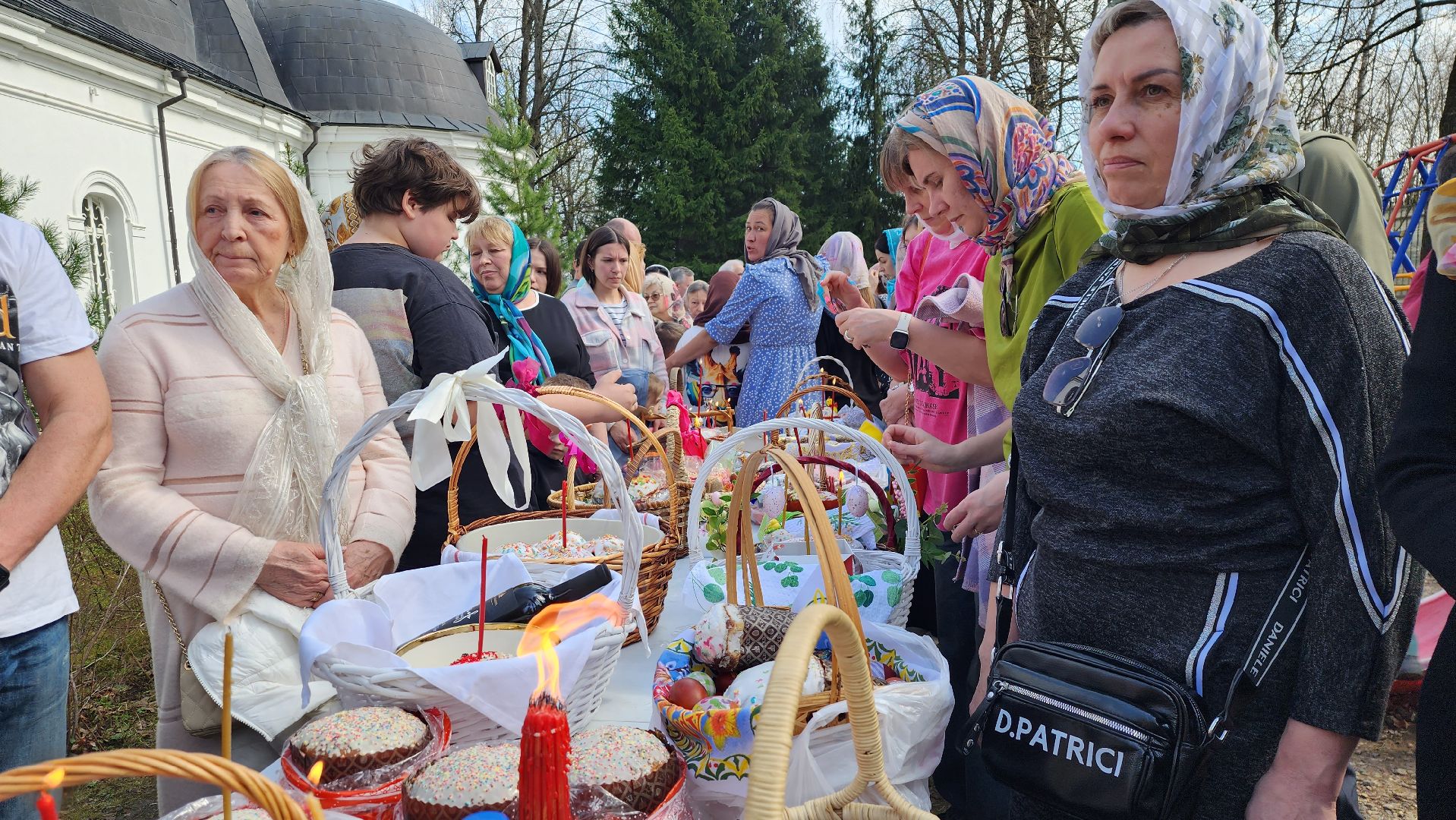 пасхальная неделя, освящение куличей, истра,