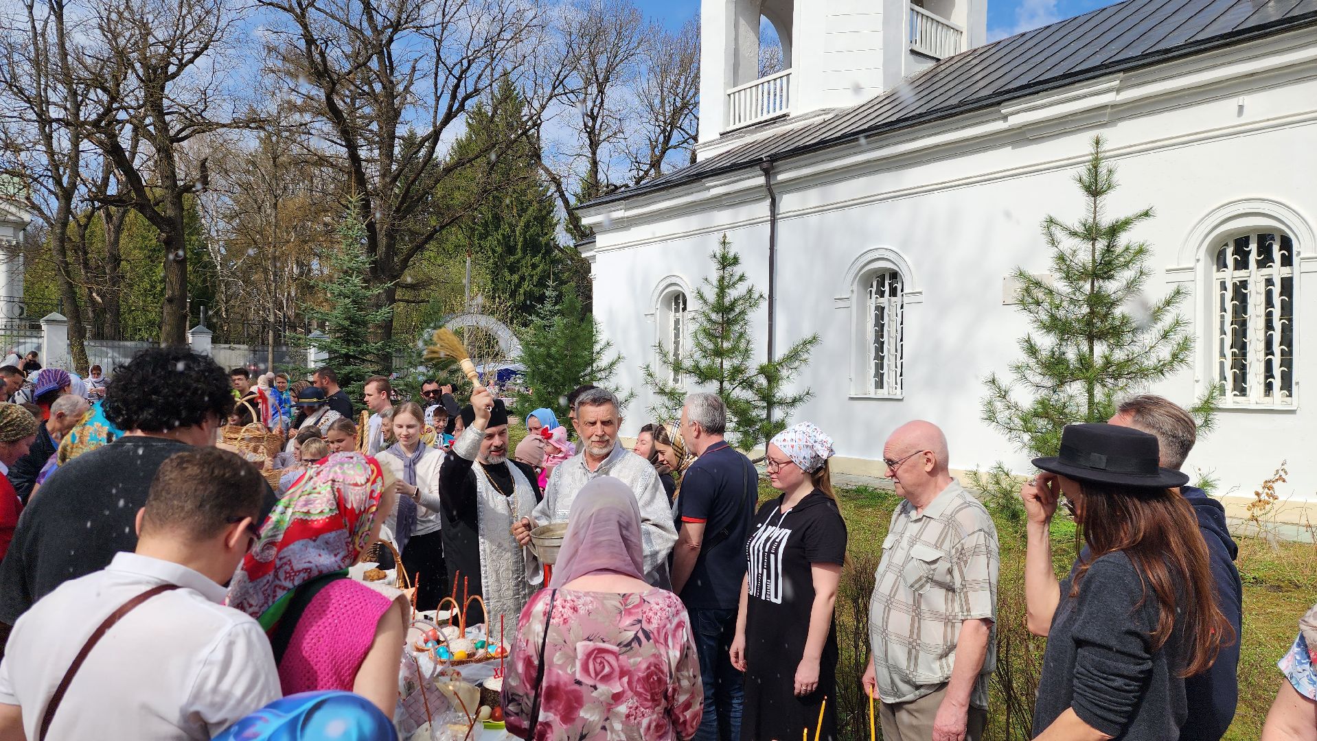 пасхальная неделя, освящение куличей, истра,