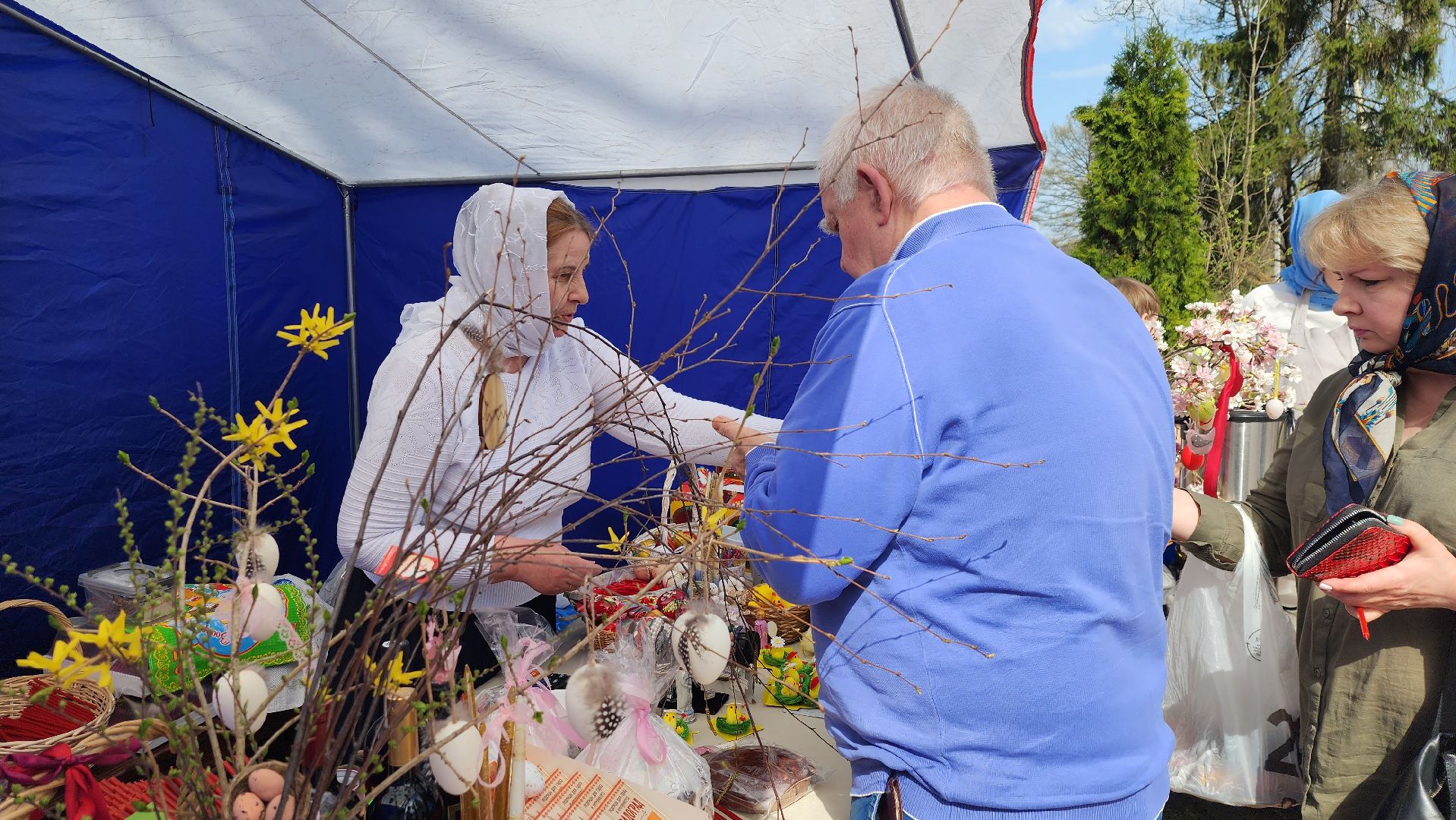 пасхальная неделя, освящение куличей, истра,