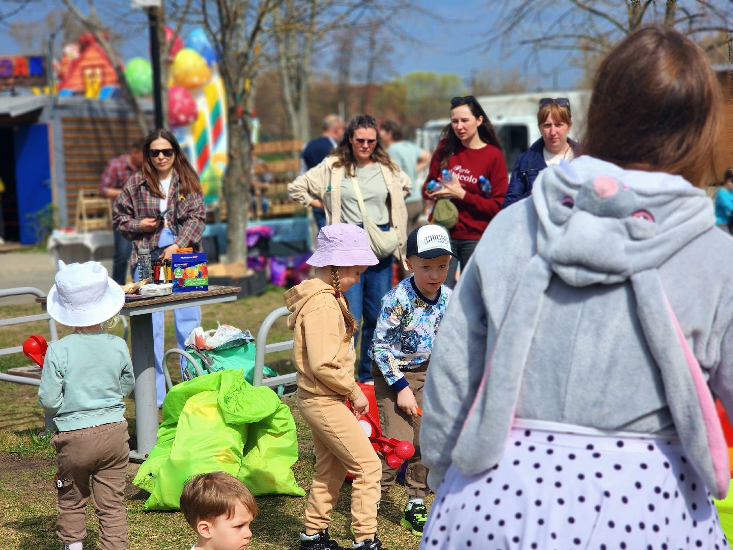 дубна, парк семейного отдыха, пасха, для детей,