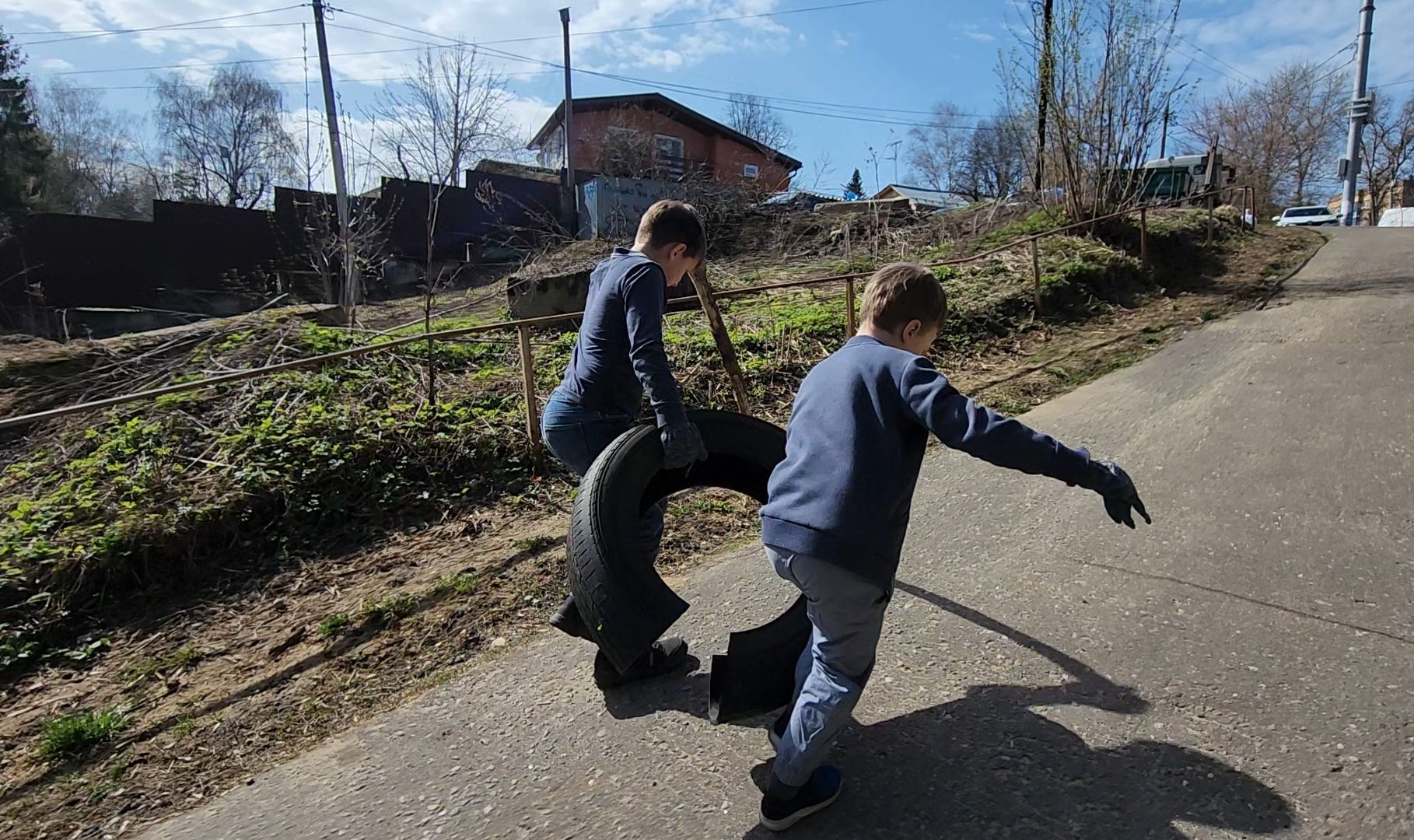 субботник, мусор, сбор,