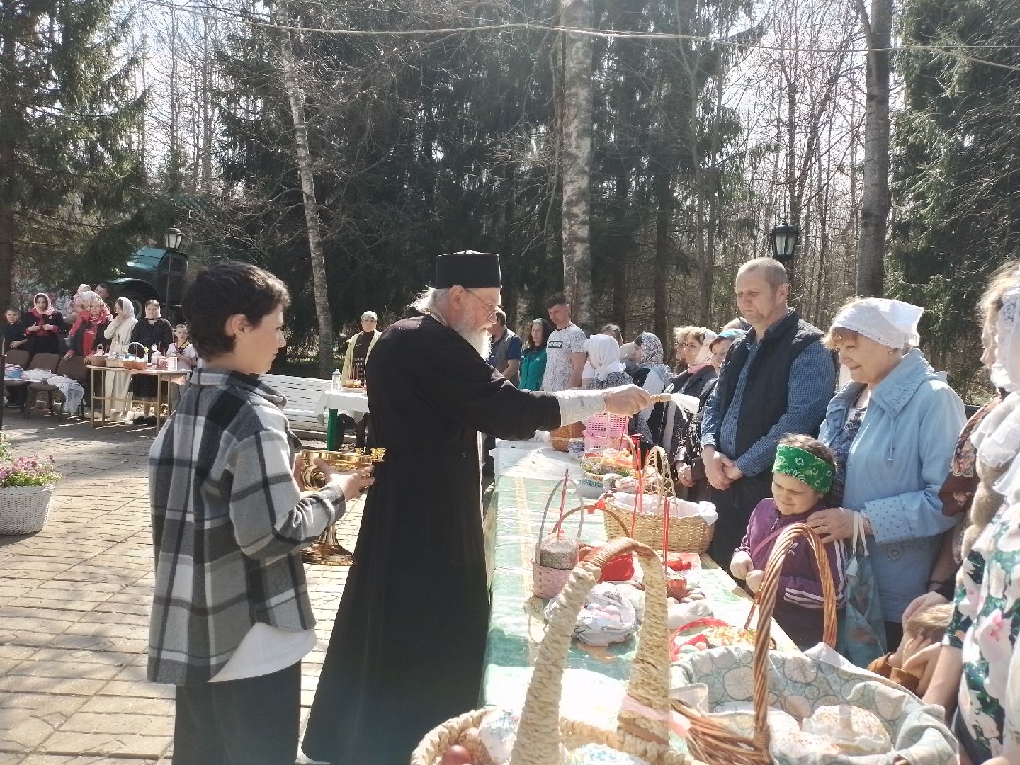 городской округ восход, пасха, куличи, георгиевская церковь,