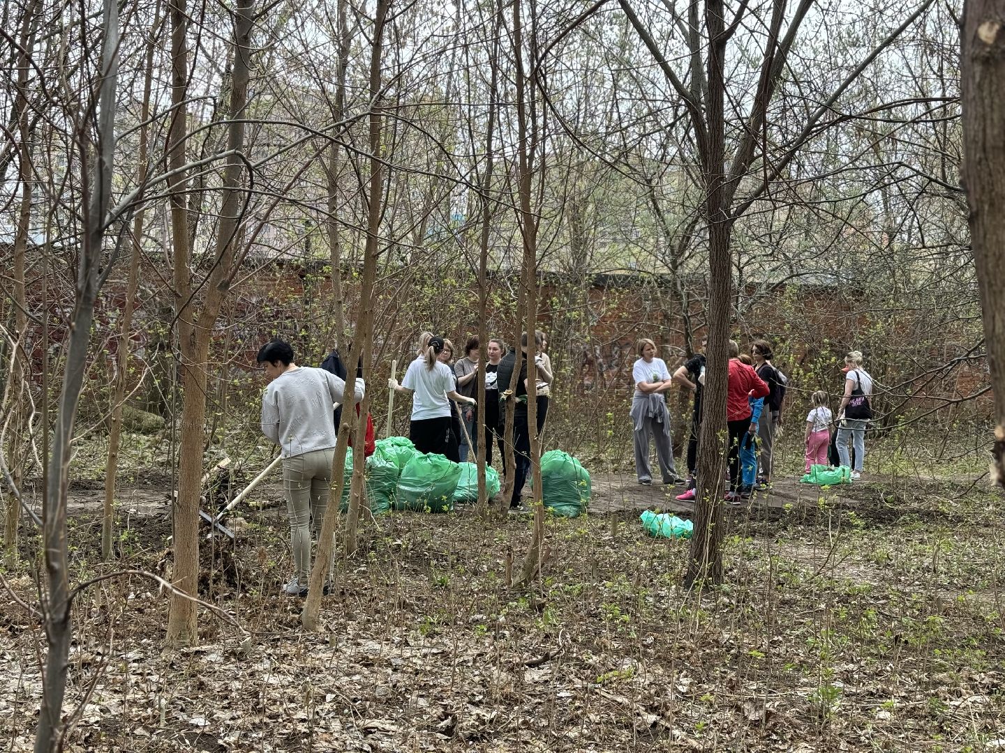 субботник, сквер сосенки, ленинский городской округ, жители ленинского округа,