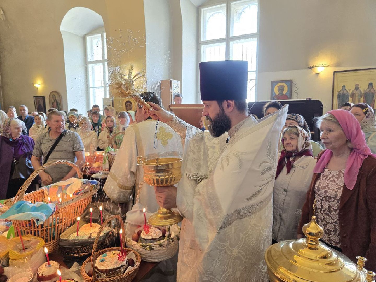 можайск, можайский муниципальный округ, подмосковье, пасха, освящение куличей, праздник, православный праздник,