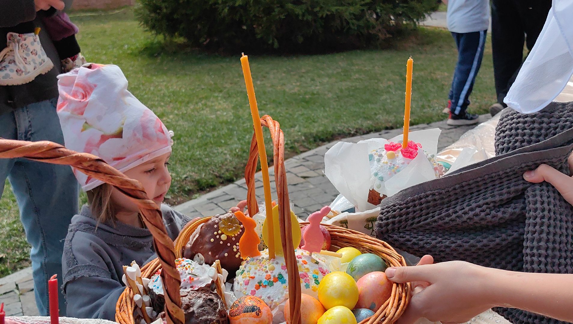 пасха, яйца, куличи, церковь,