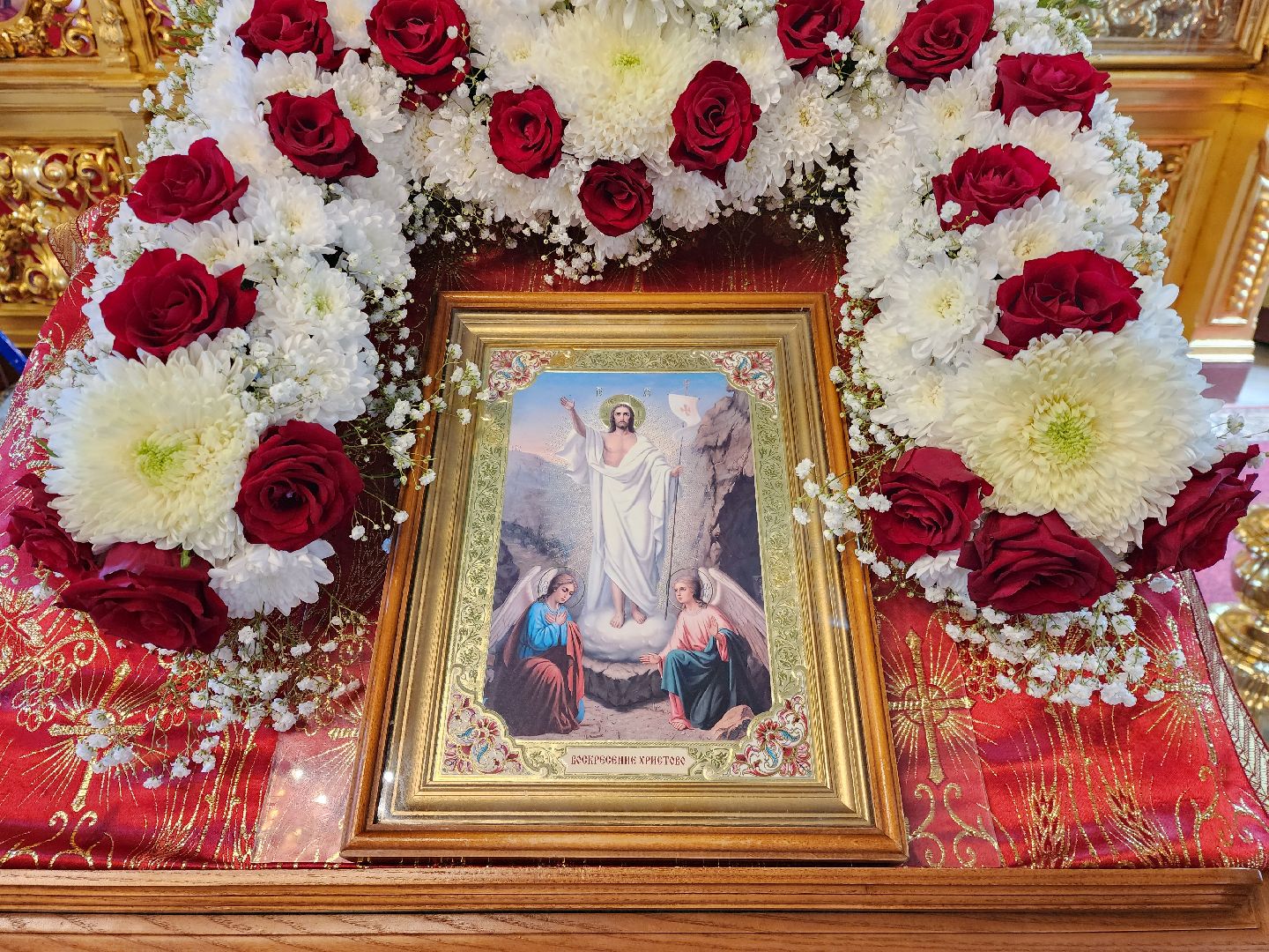 раменское, религия, пасха, праздничные приготовления в храме в загорново,