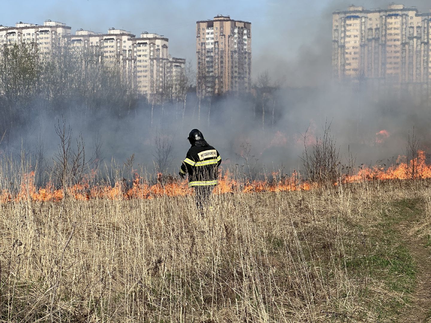 пожар, мчс, домодедово,