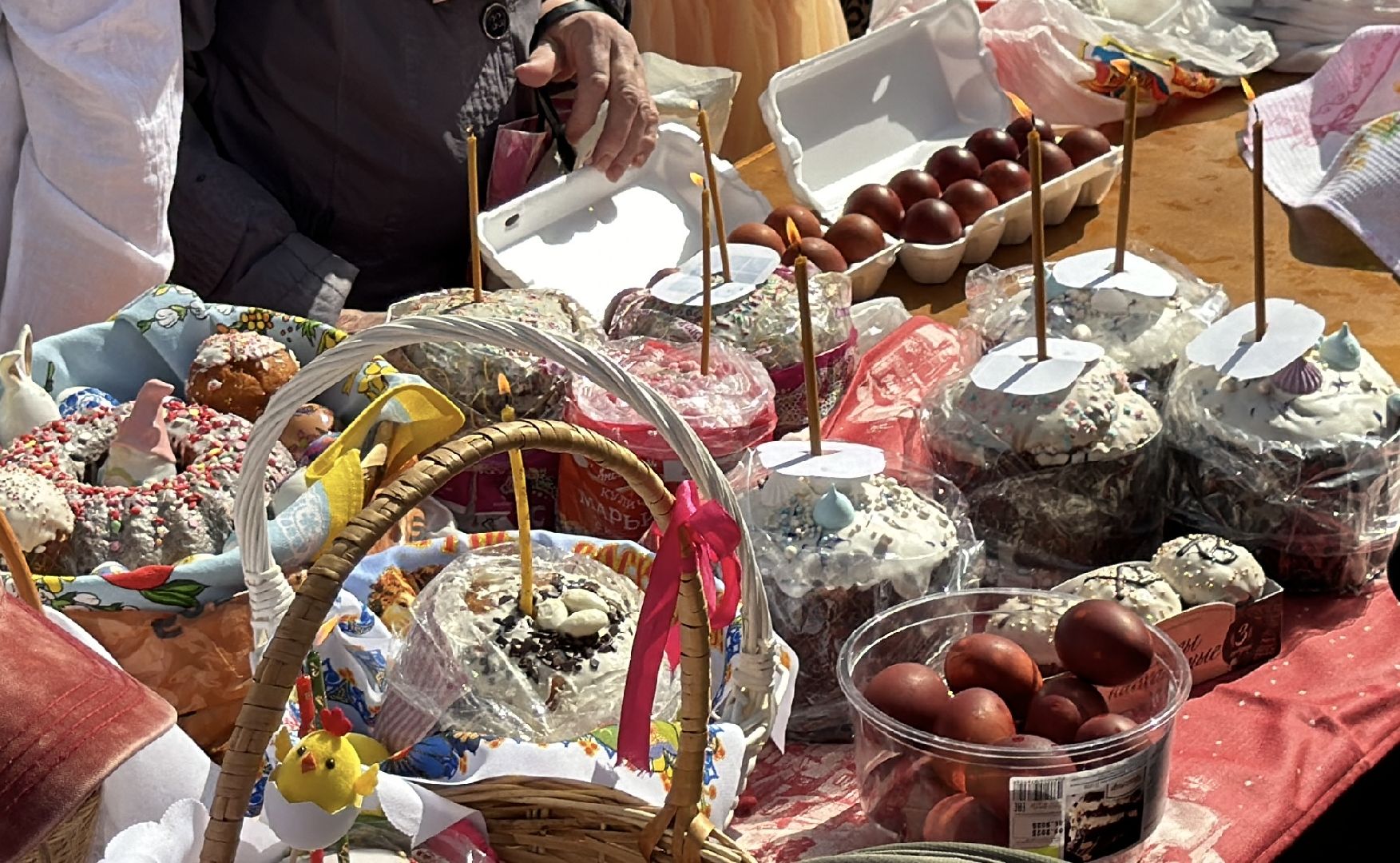 пасха, освящение, куличи,