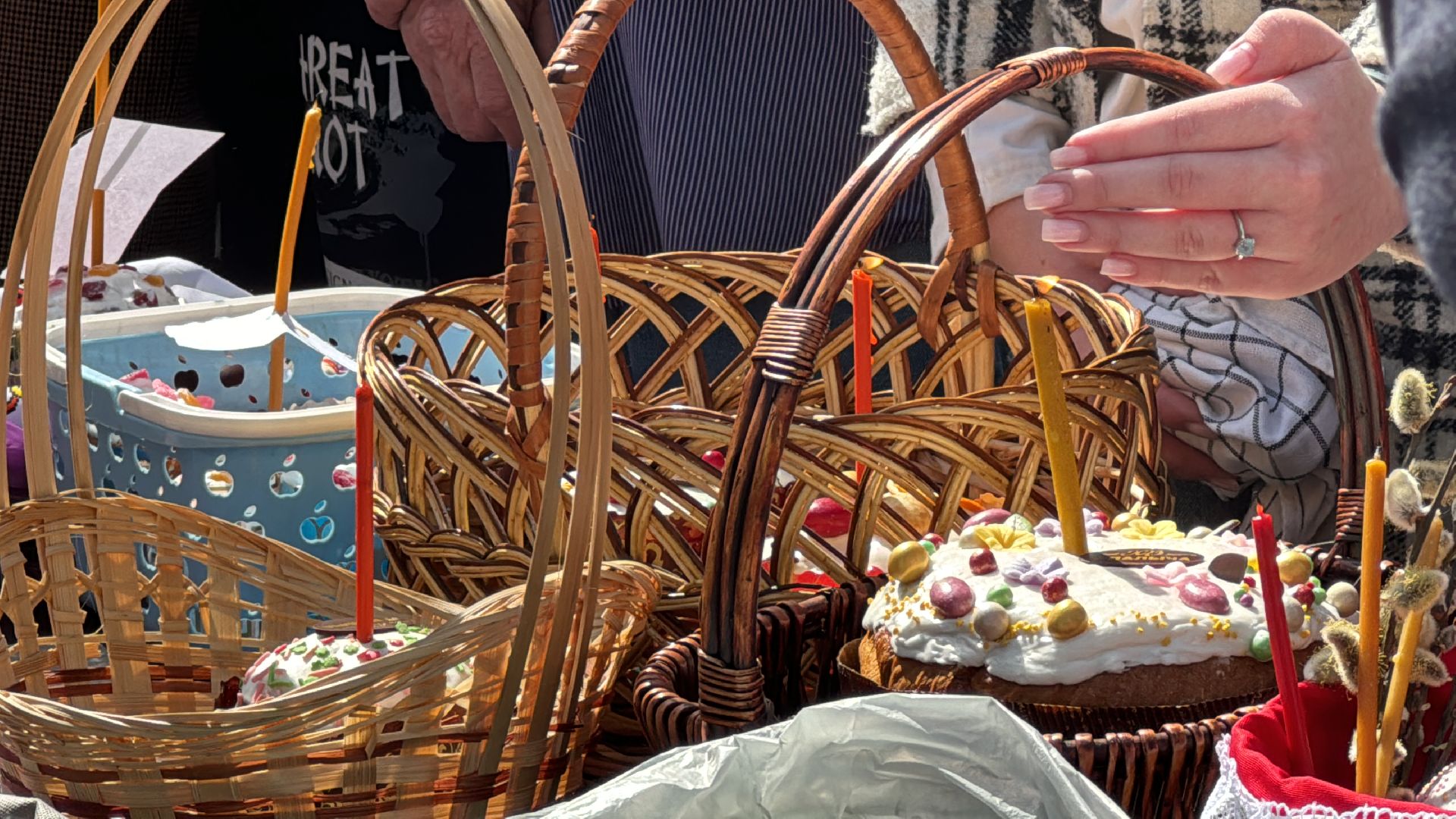 пасха, освящение, куличи,