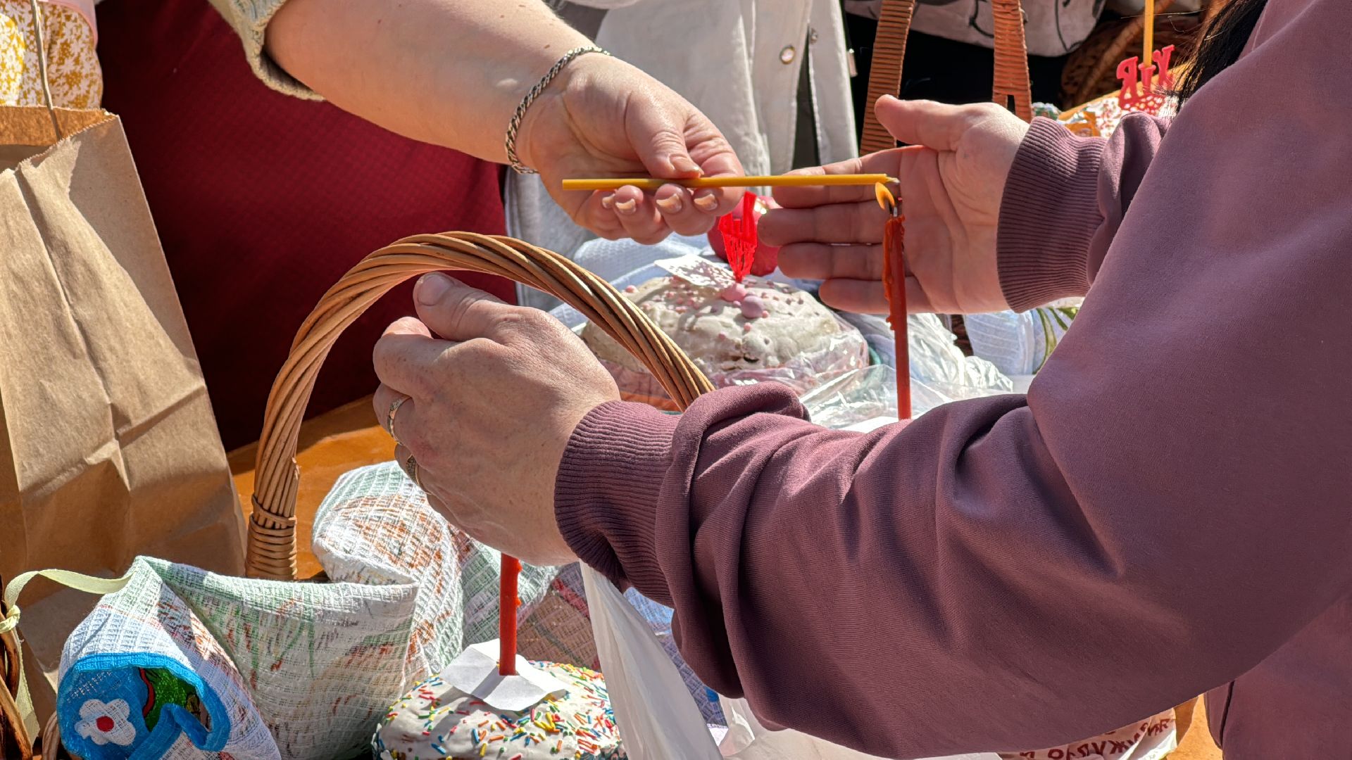 пасха, освящение, куличи,