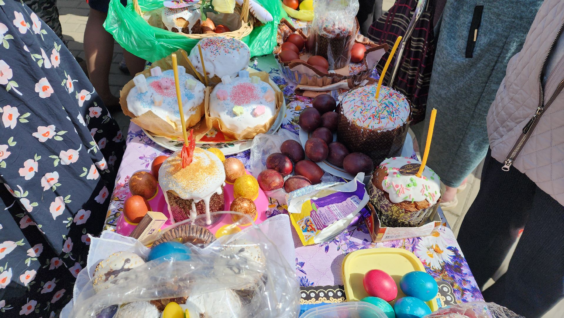 пушкино, храм, пасха, освящение куличей, христианский праздник, христос воскрес,