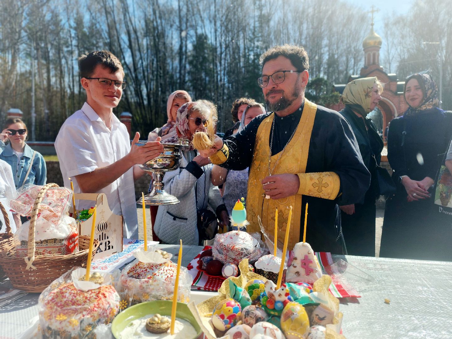 пущино, серпухов, пасха 2025, православие,