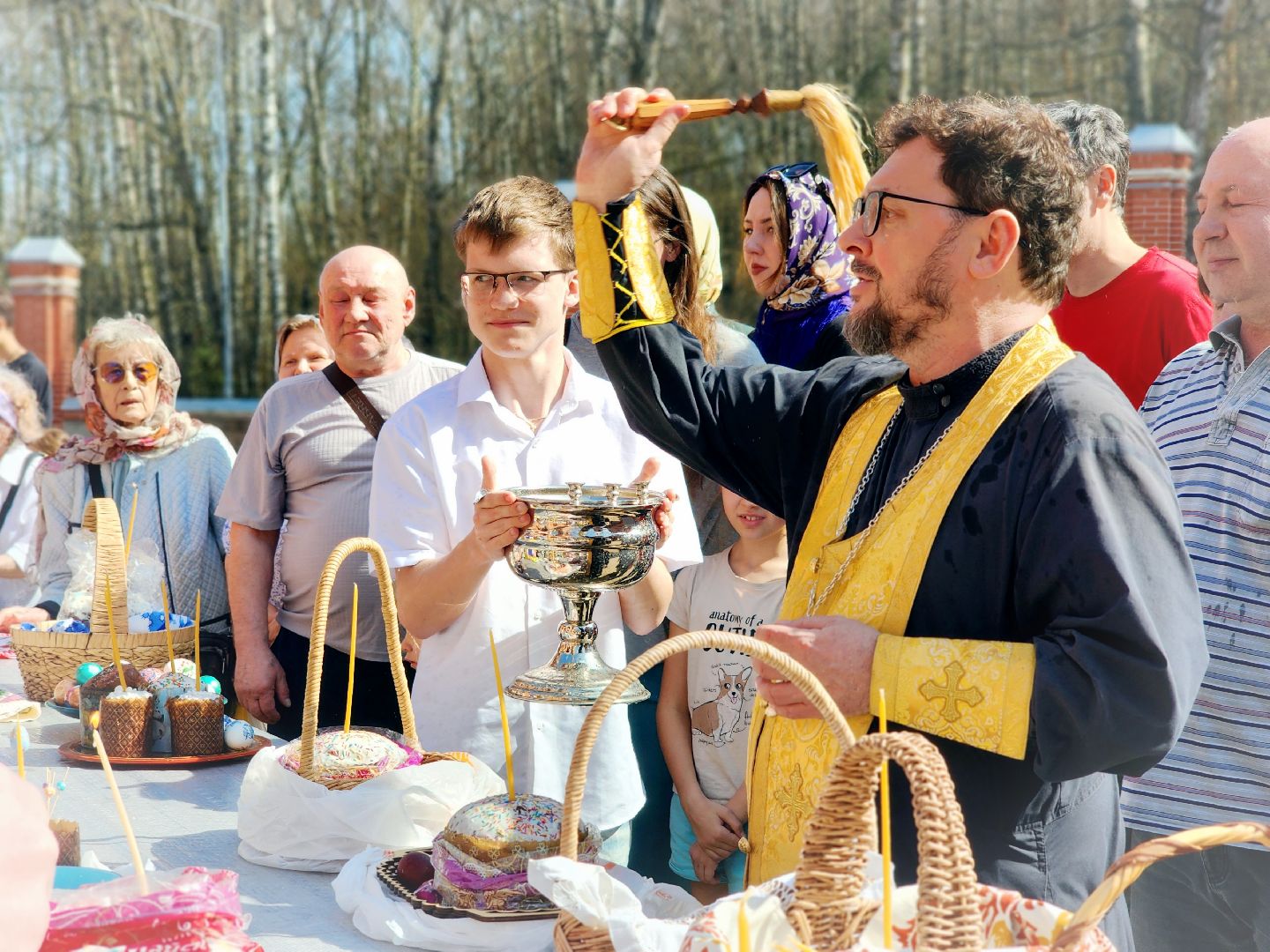 пущино, серпухов, пасха 2025, православие,