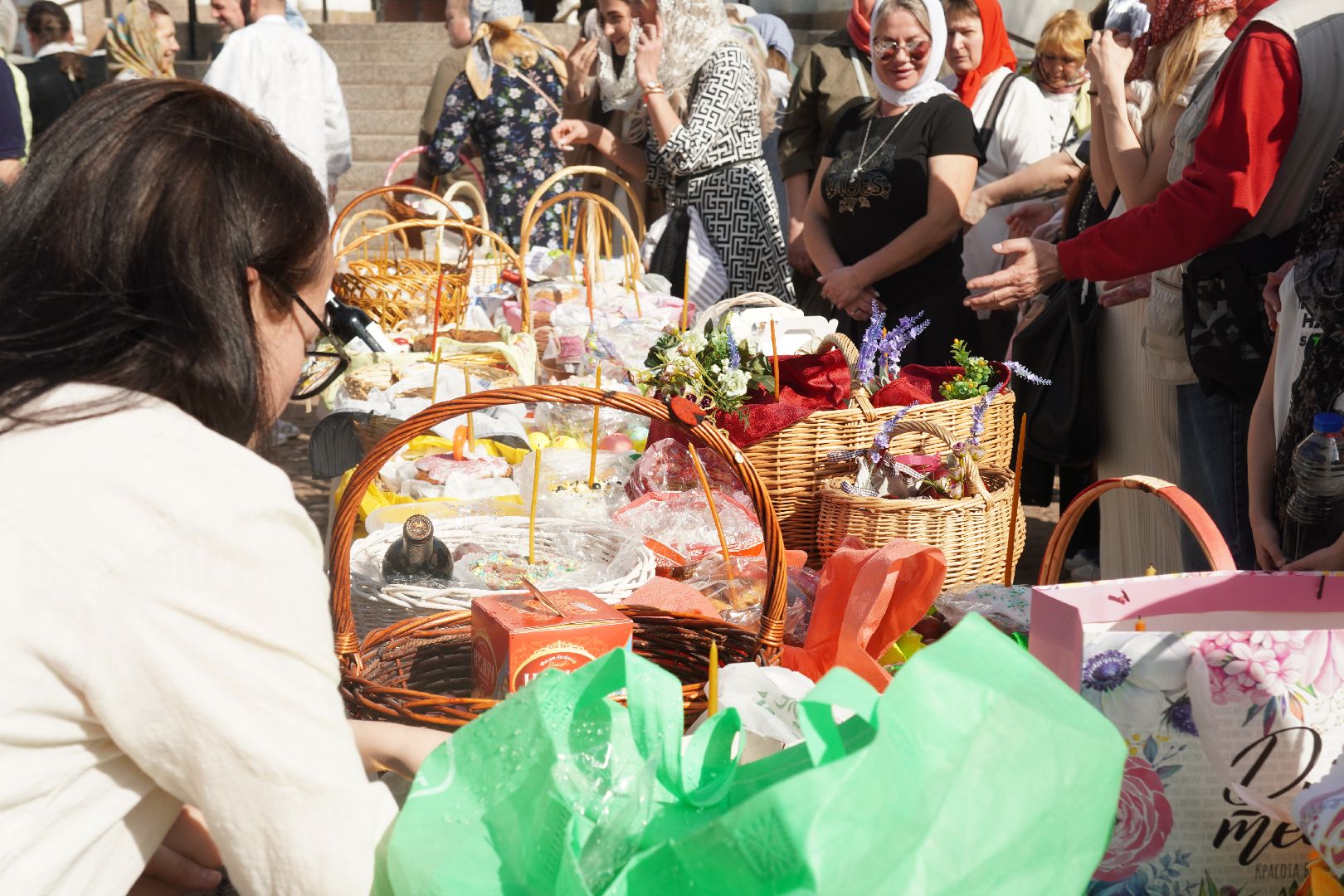 котельники,  пасха, освящение куличей,