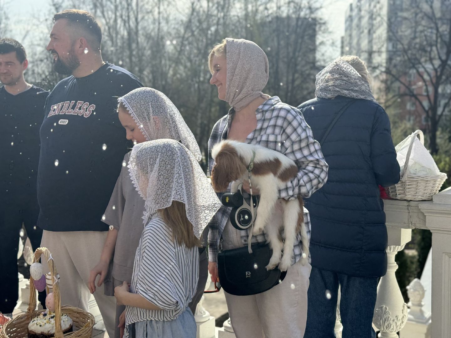 пасха, храм георгия победоносца, освещение куличей,