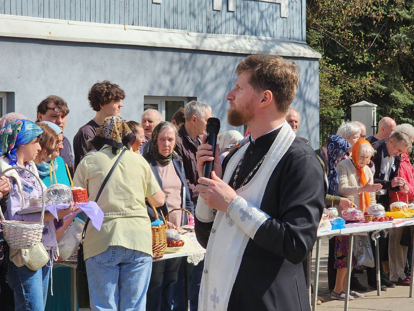 королёв, пасхальные традиции, освящение яиц и куличей, храм рождества пресвятой богородицы,