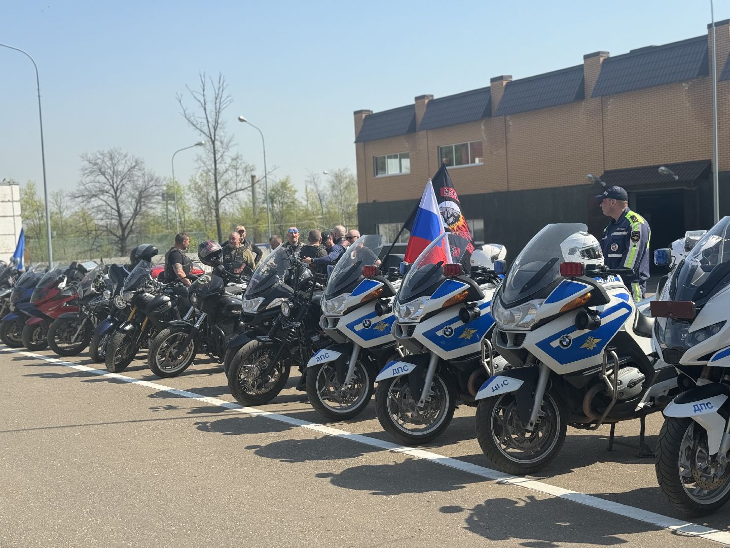 мотосезон, гибдд, мотоклуб ночные волки, ленинский городской округ,