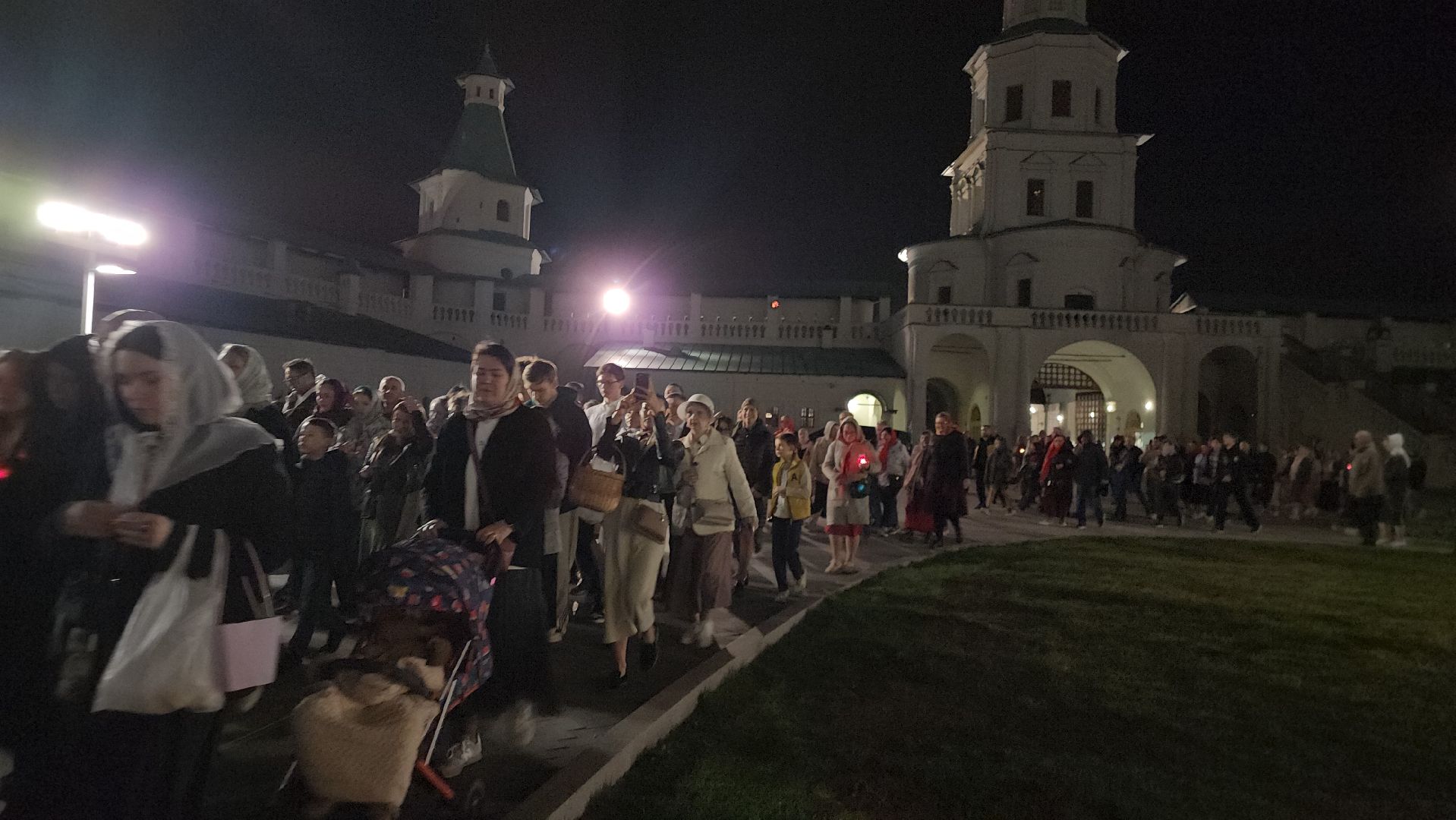 Монастырь, Истра, Пасха, Служба, крестный ход,