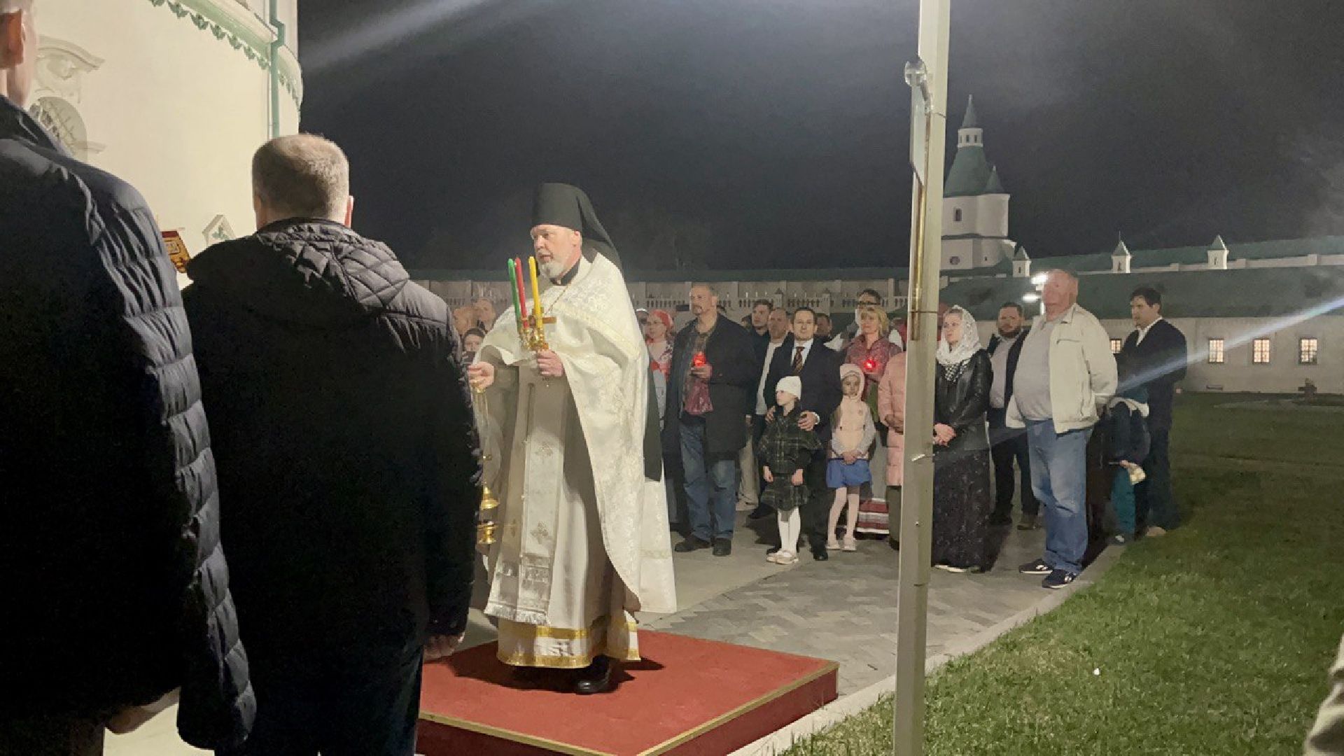 Монастырь, Истра, Пасха, Служба, крестный ход,