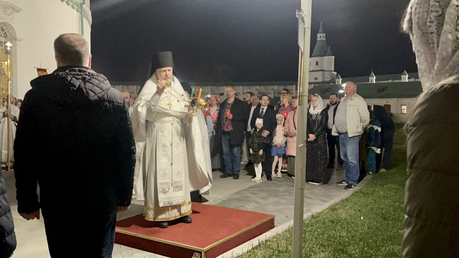 Монастырь, Истра, Пасха, Служба, крестный ход,