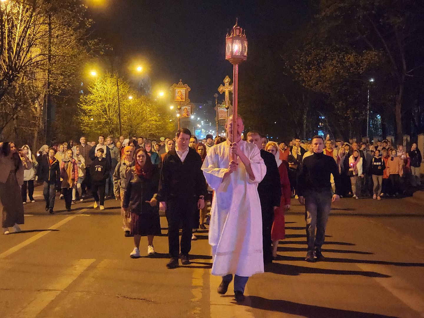 королёв, крестный ход в королеве, воскресение господне, праздничная служба,