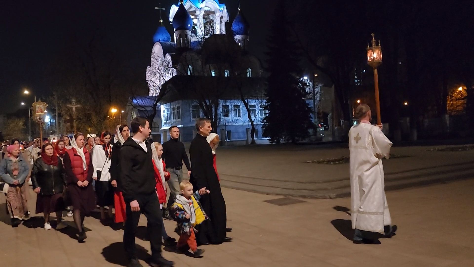 королёв, крестный ход в королеве, воскресение господне, праздничная служба,