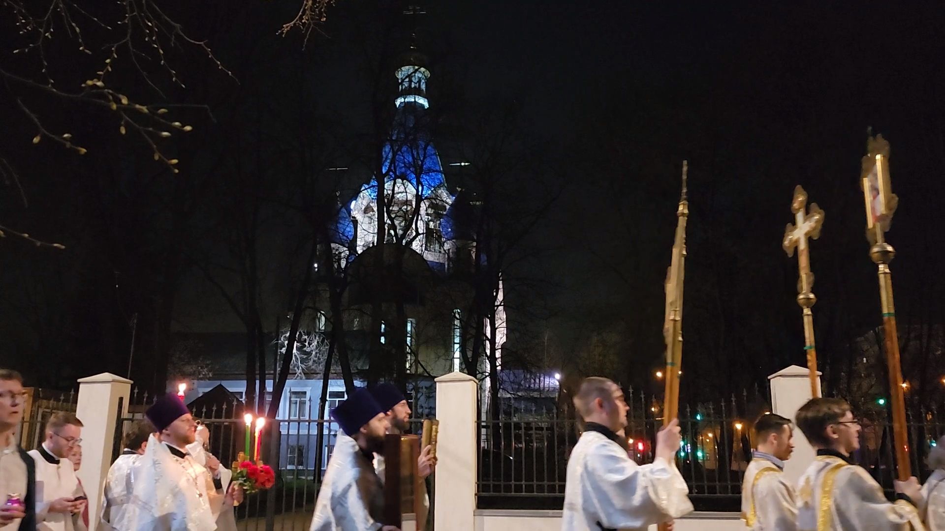 королёв, крестный ход в королеве, воскресение господне, праздничная служба,