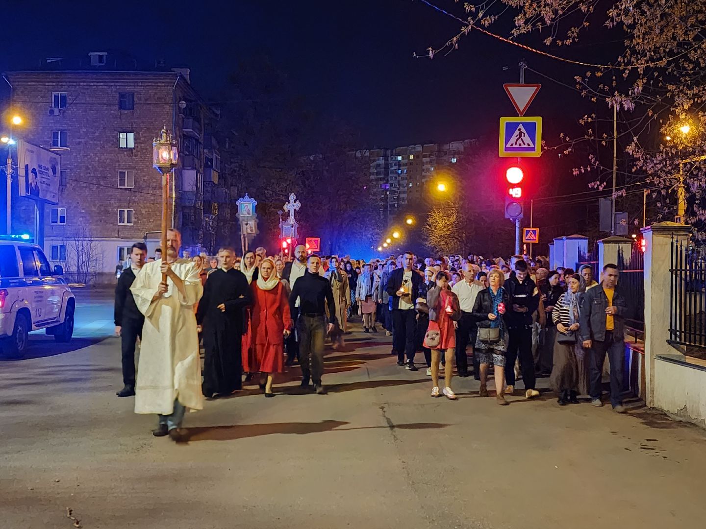 королёв, крестный ход в королеве, воскресение господне, праздничная служба,