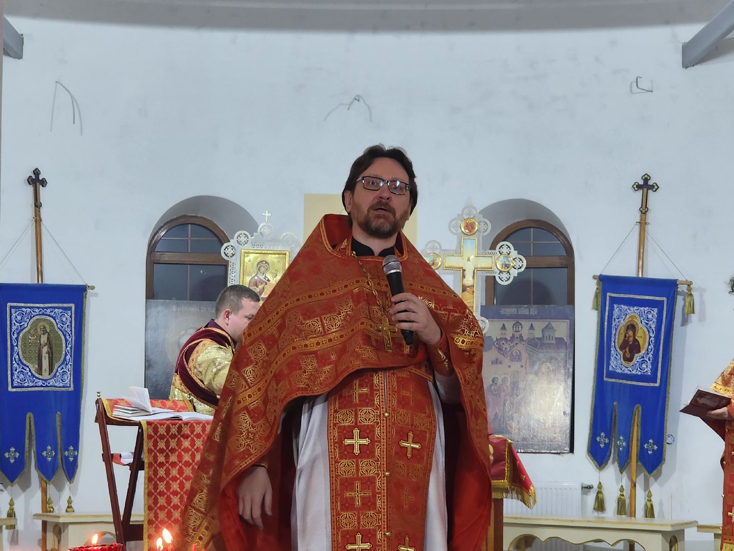 богослужение, пасхальная служба, пасха 2025, мытищи,