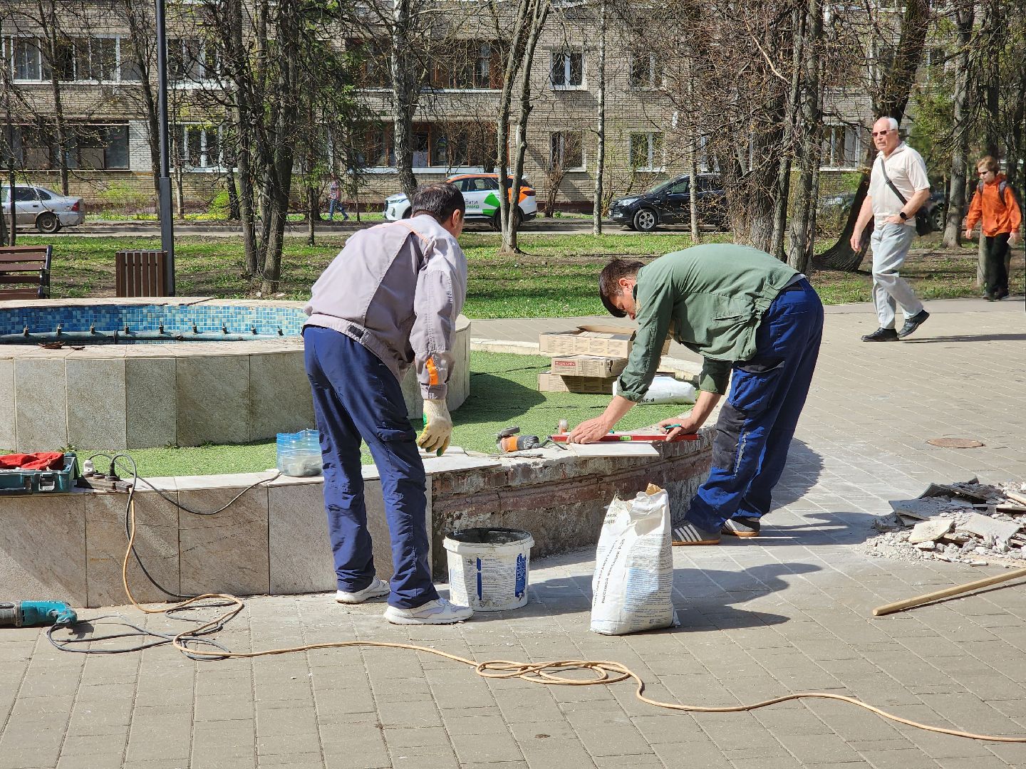 королёв, благоустройство, сезон фонтанов в королеве, день победы,
