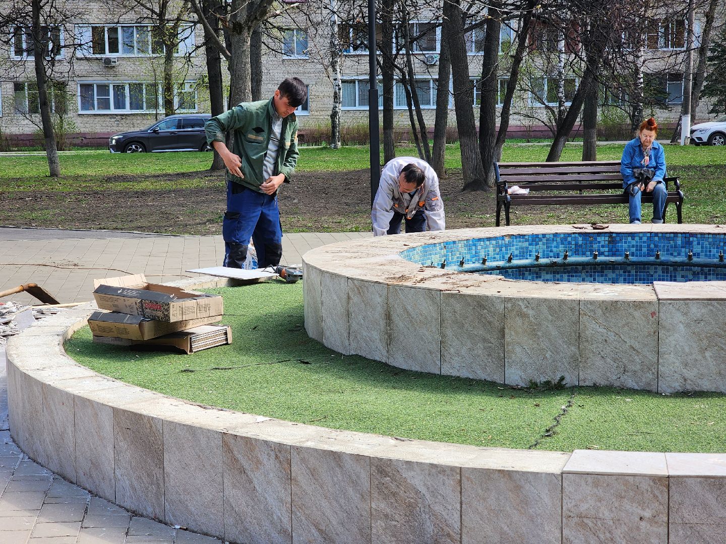 королёв, благоустройство, сезон фонтанов в королеве, день победы,