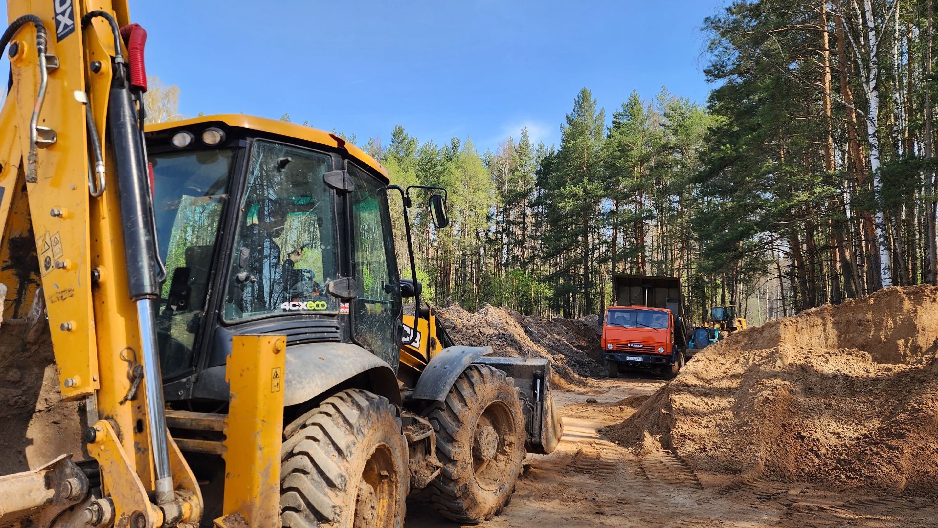 благоустройство, лесопарк, истра, строительство,