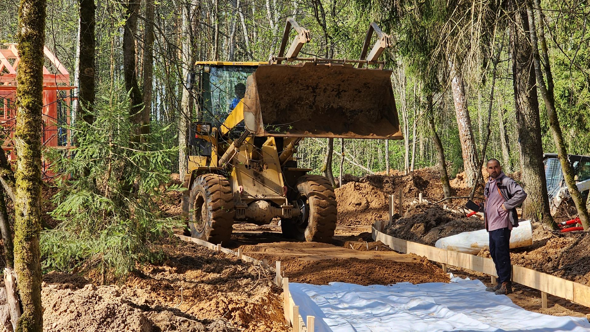 благоустройство, лесопарк, истра, строительство,
