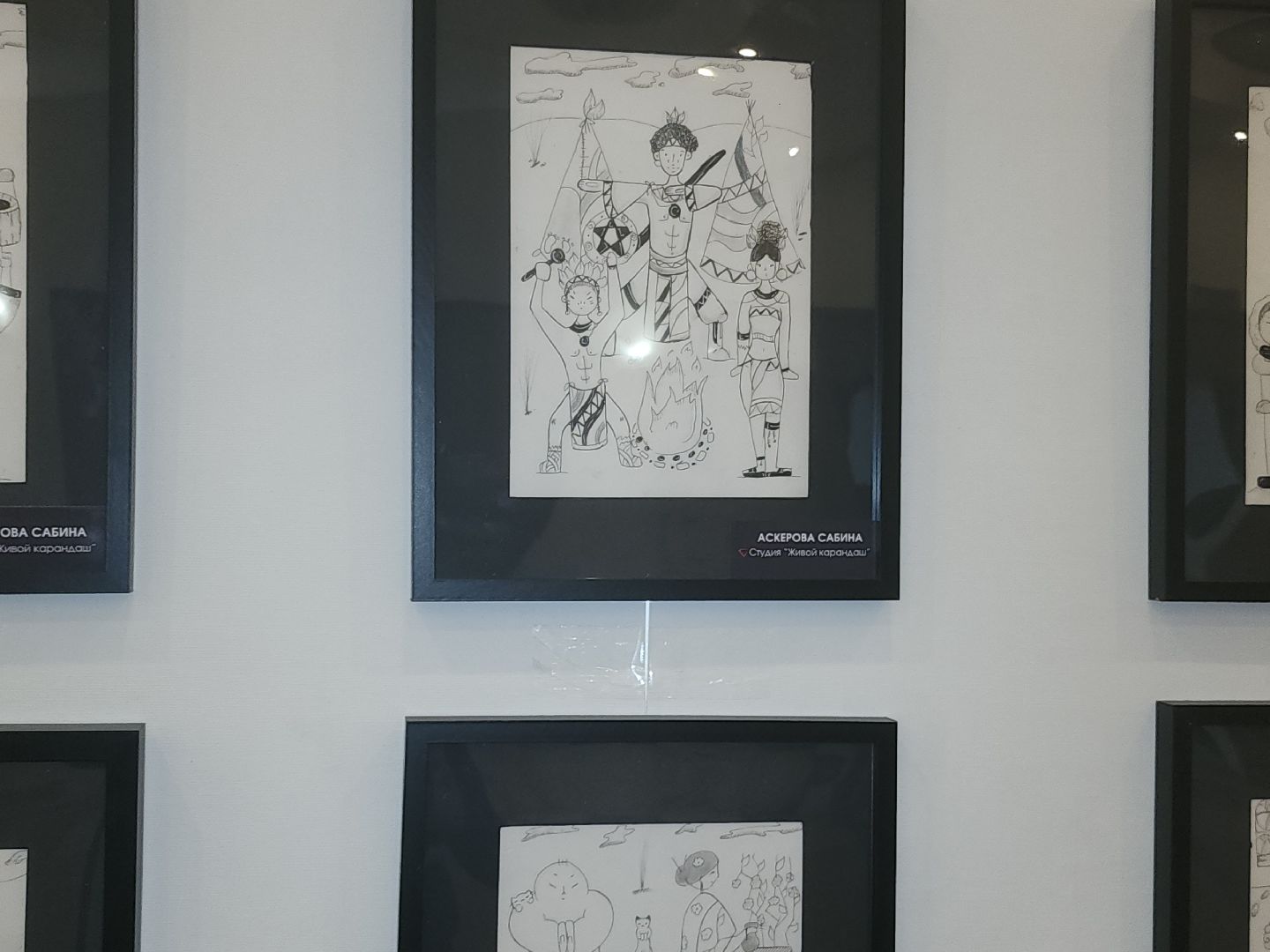 долгопрудный, дк вперед, юные художники, живой карандаш,