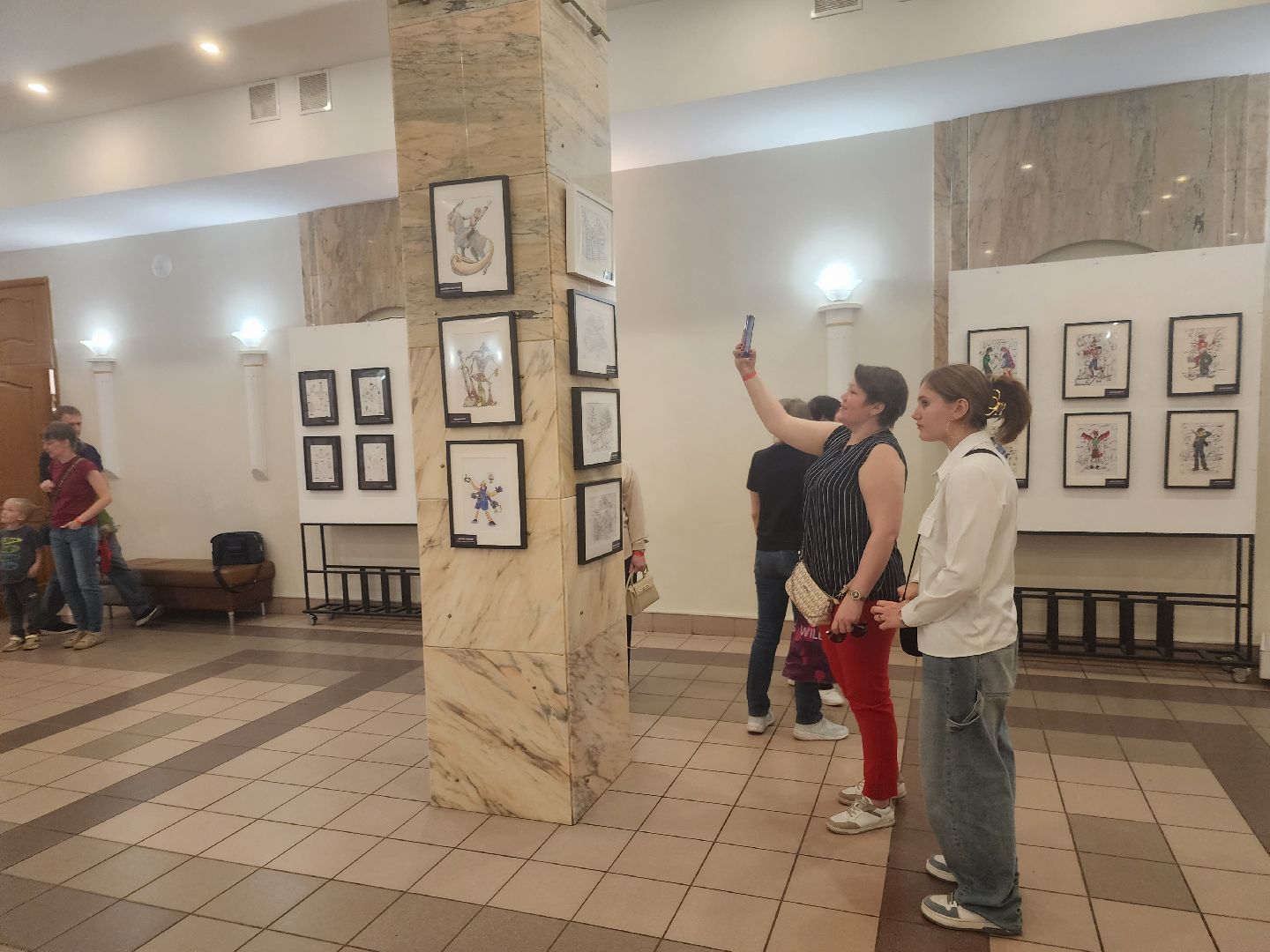 долгопрудный, дк вперед, юные художники, живой карандаш,