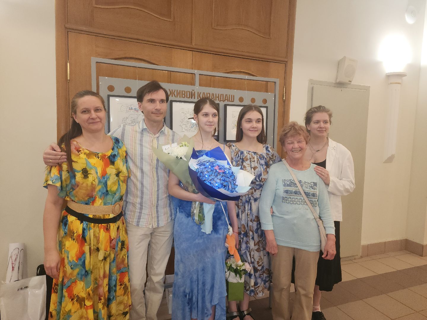 долгопрудный, дк вперед, юные художники, живой карандаш,