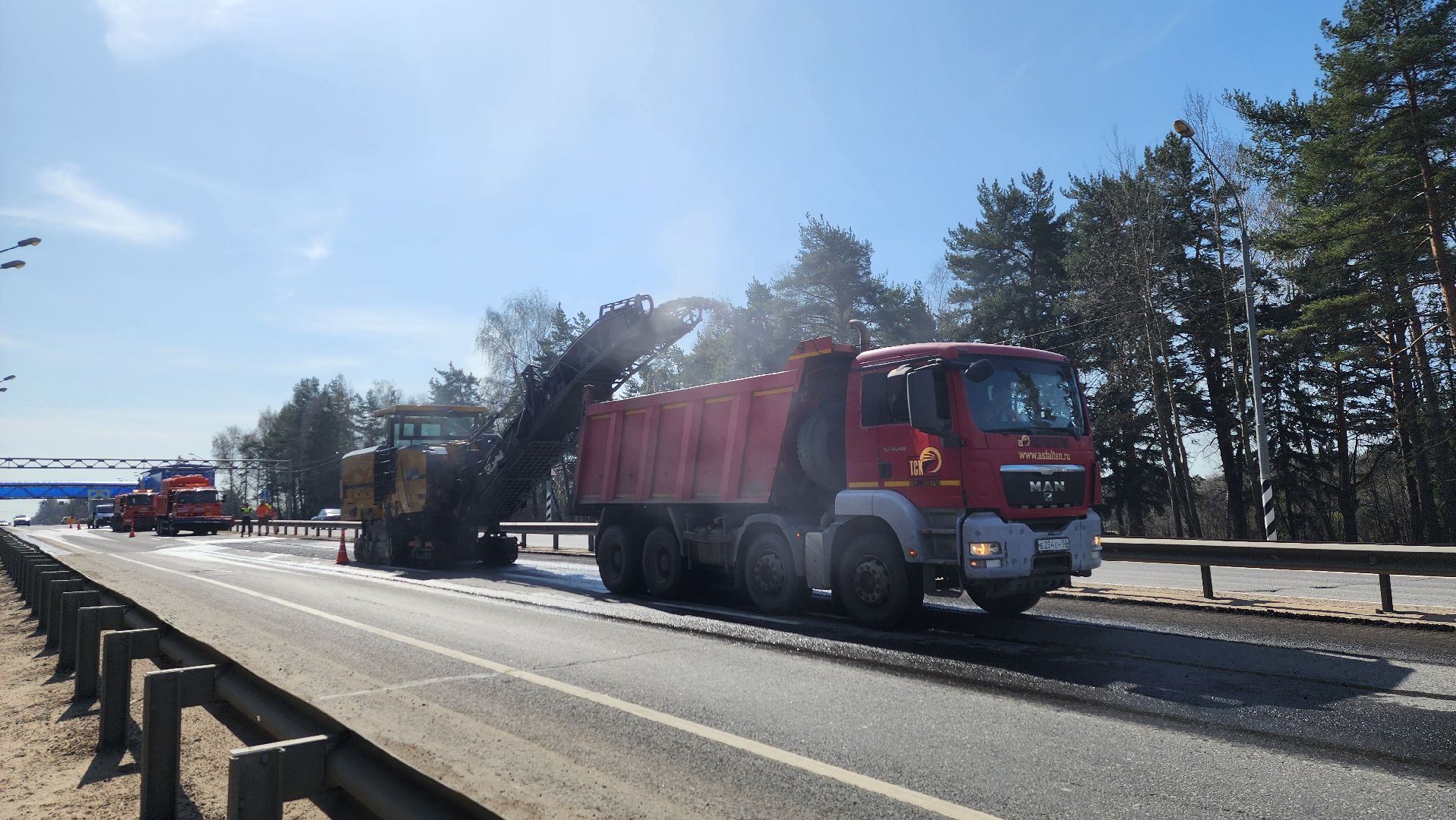 солнечногорск, ленинградское шоссе, ремонт дороги,