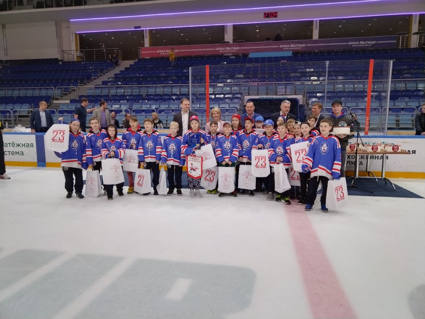 Шалимов, хоккей, Арена Мытищи