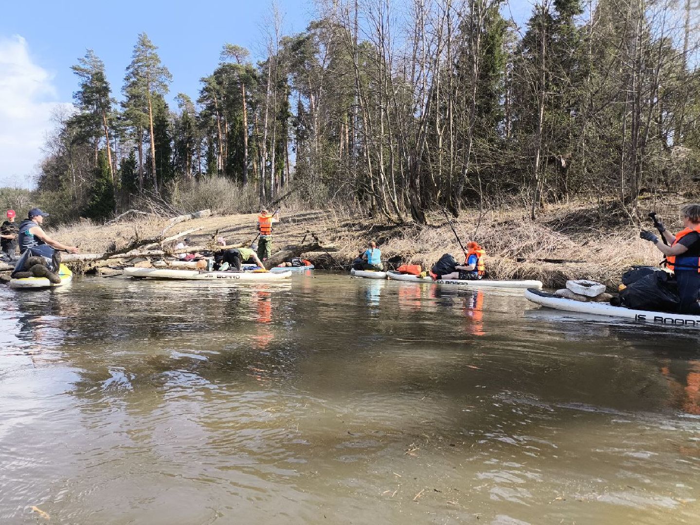 красноармейск, городской округ пушкинский, эко акция, сап-борды, сплав на сапбордах,