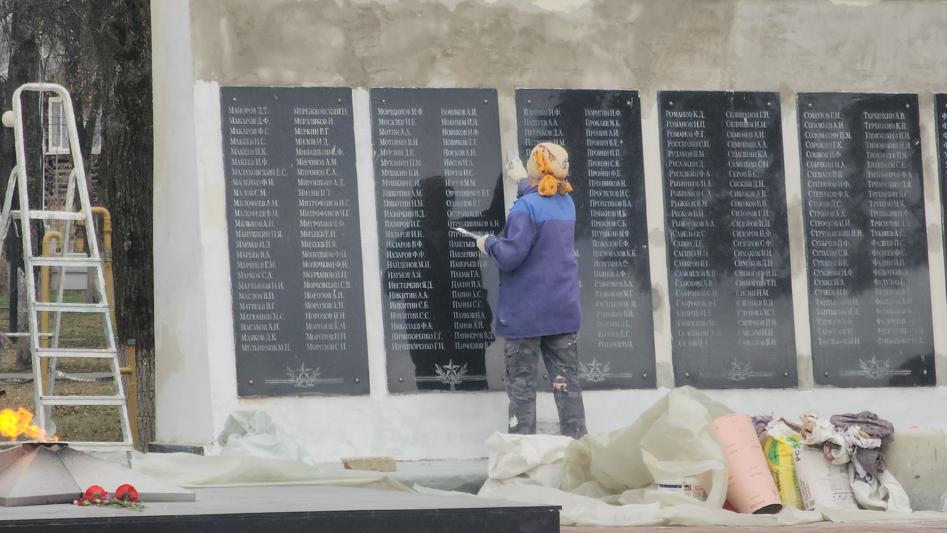 павловский  посад, день победы, благоуйстройство,