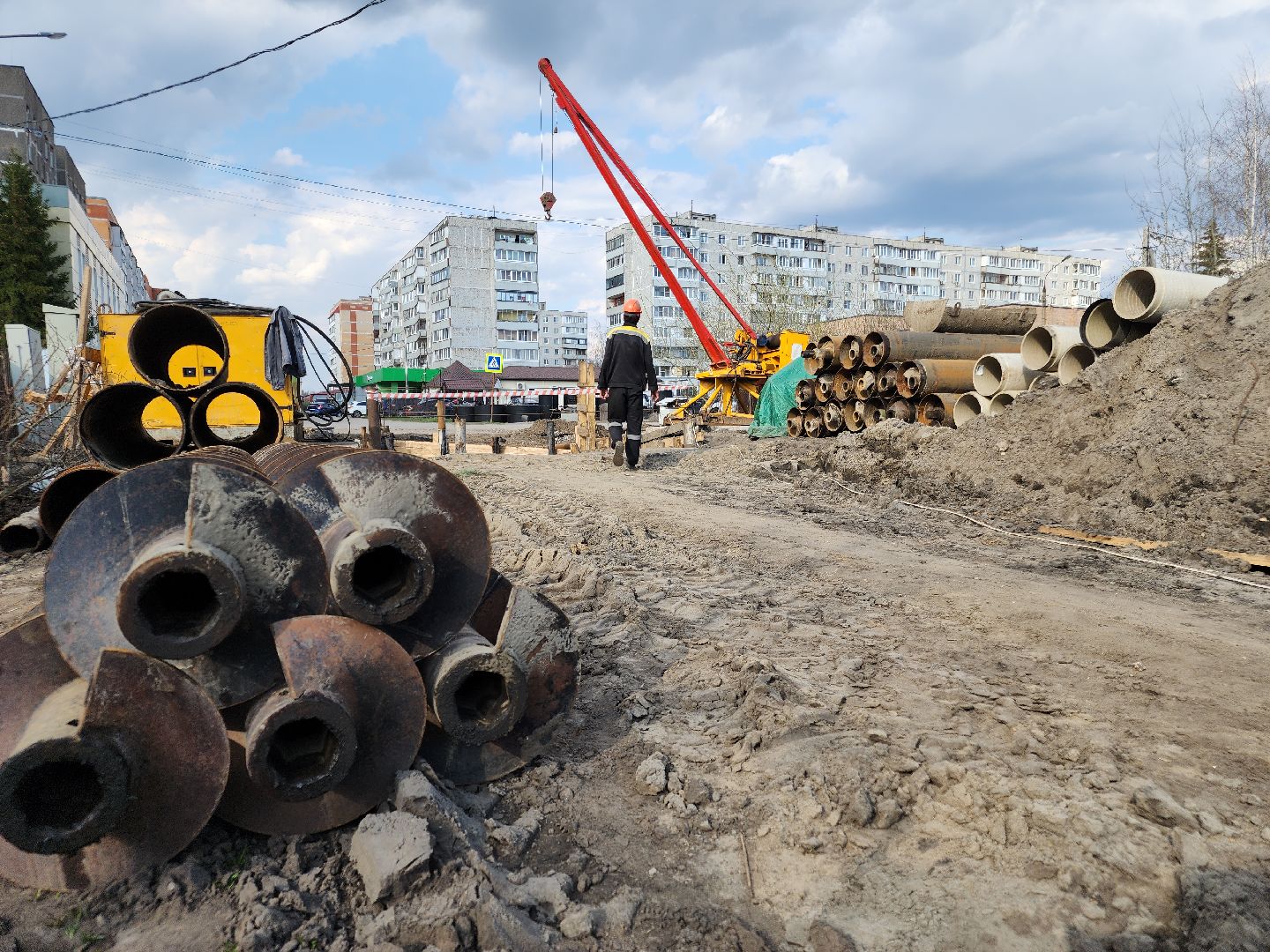 орехово-зуевский округ, куровское, ремонт коллекторов,