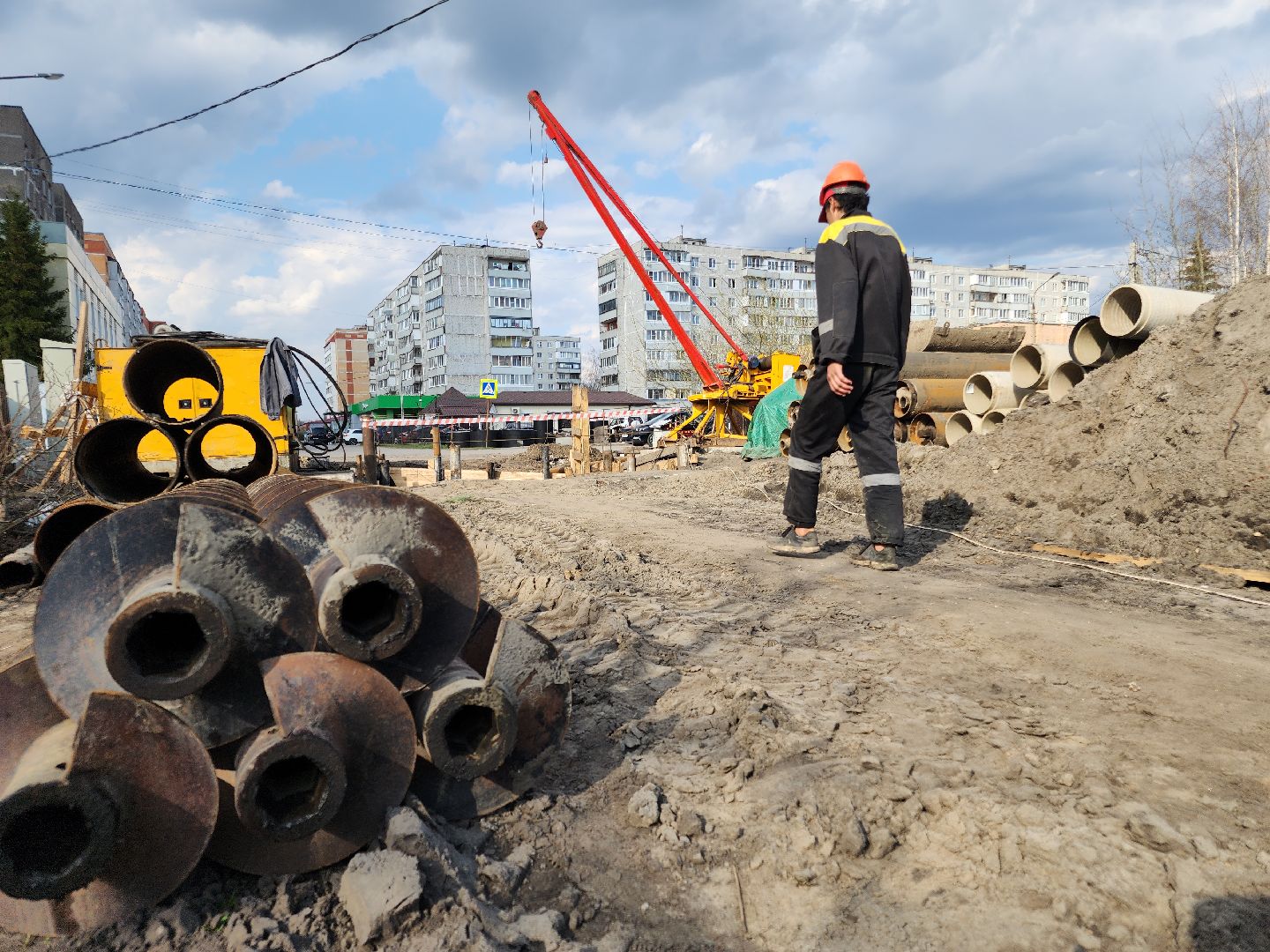 орехово-зуевский округ, куровское, ремонт коллекторов,