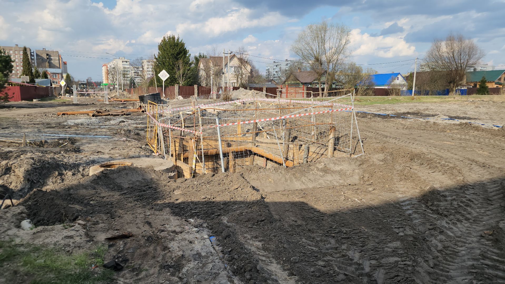 орехово-зуевский округ, куровское, ремонт коллекторов,