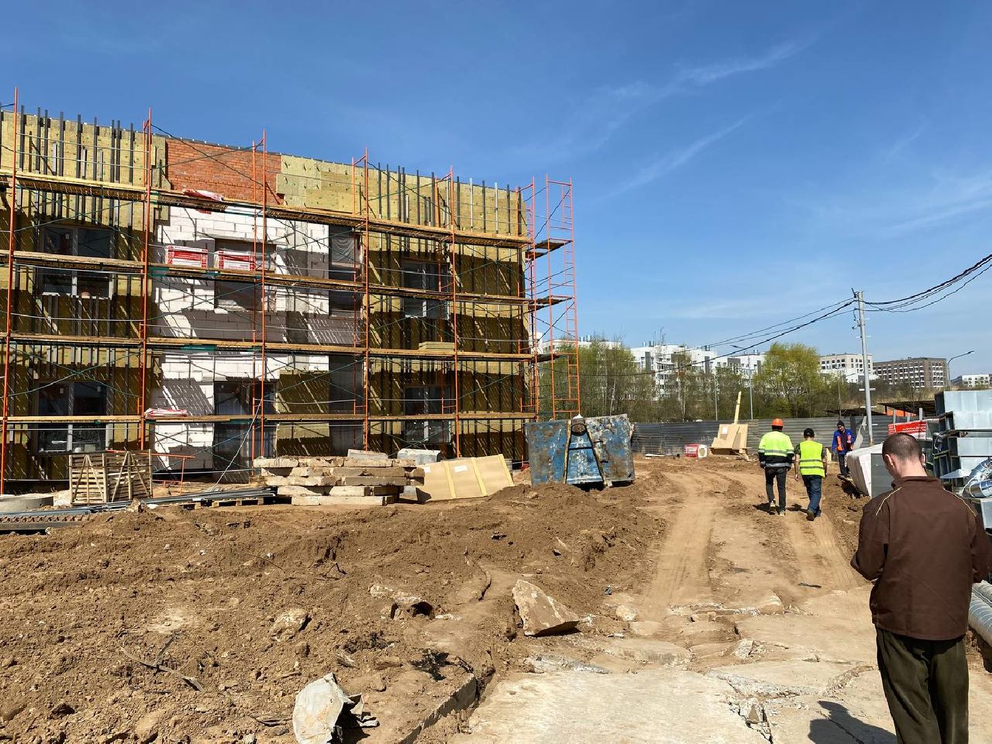 строительство поликлиники, новая поликлиника в Глухово, Гранель строит,