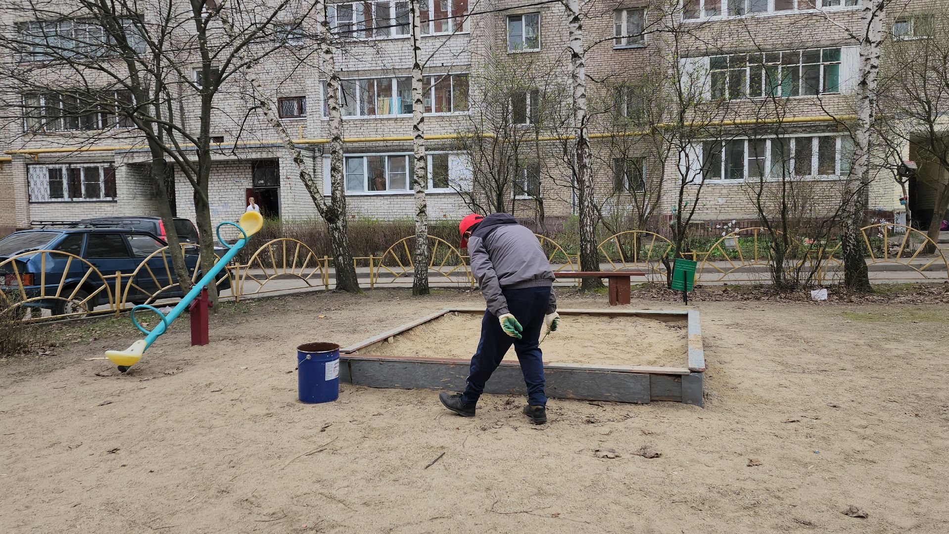 пушкино, детская  площадка, покраска детских игровых площадок,ремонт детских площадок,коммунальная служба,