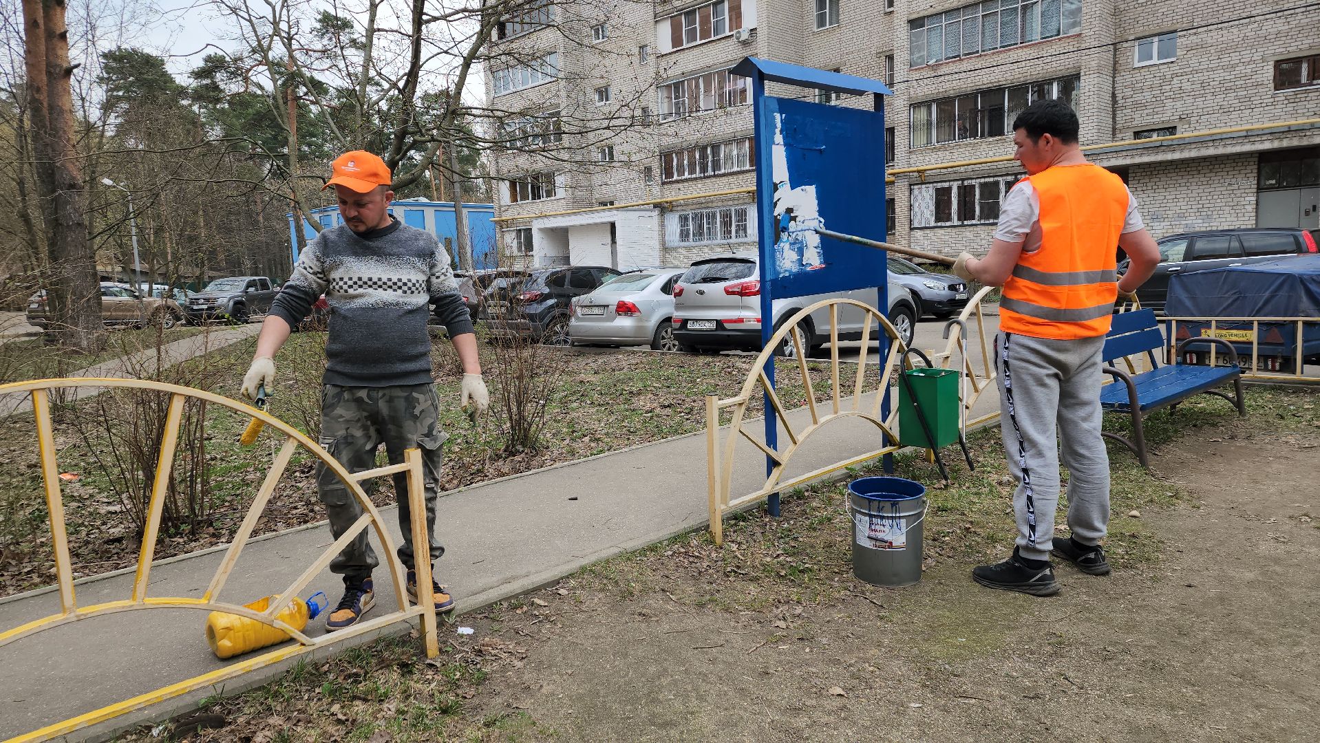 пушкино, детская  площадка, покраска детских игровых площадок,ремонт детских площадок,коммунальная служба,