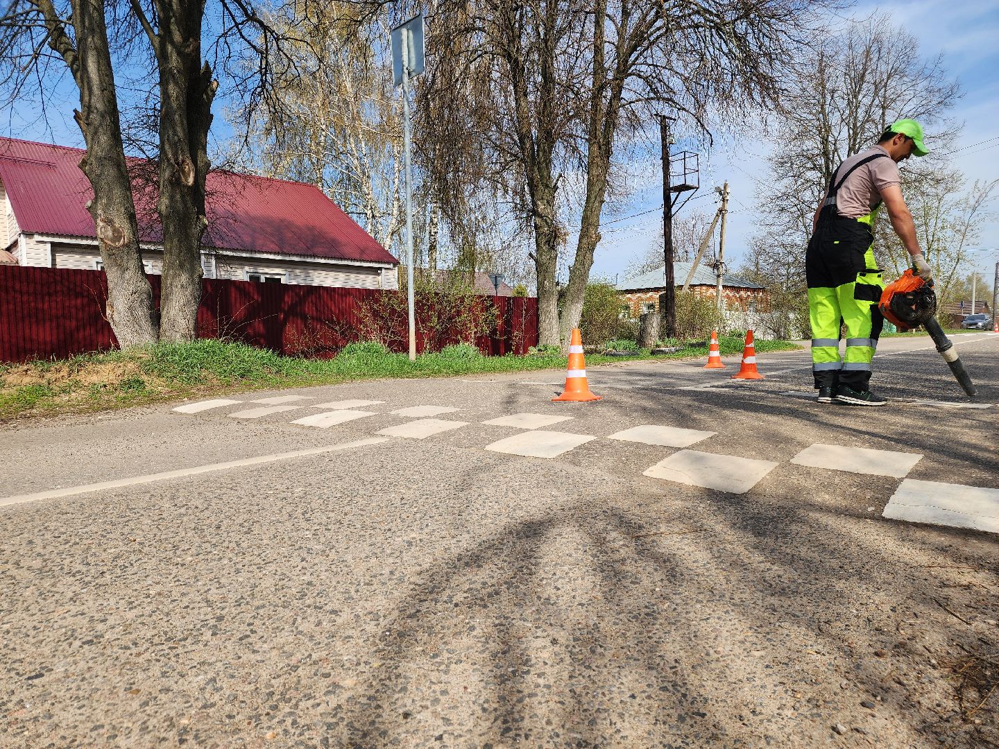 зарайск, ремонт дорог, разметка дороги,