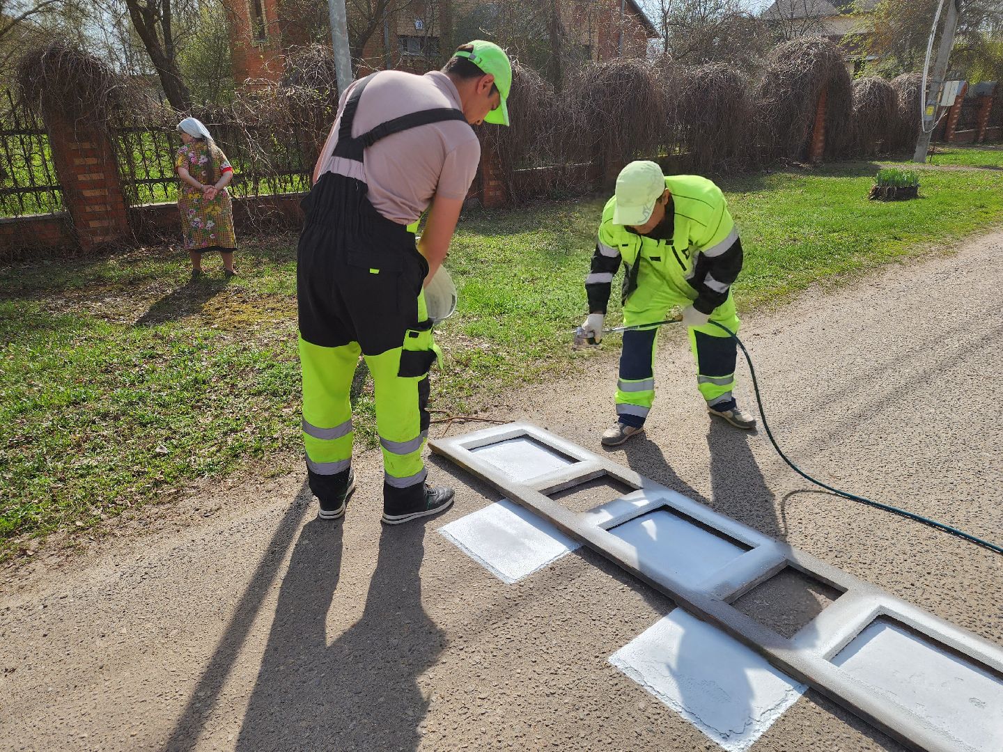 зарайск, ремонт дорог, разметка дороги,